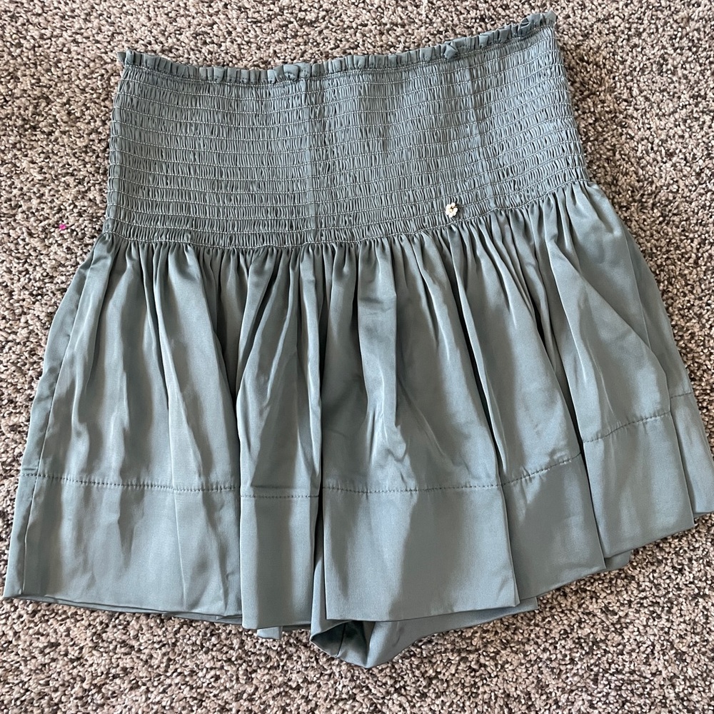 NWT Natural Life blue satin skort. Fits more like a skirt